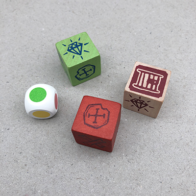 wooden dices