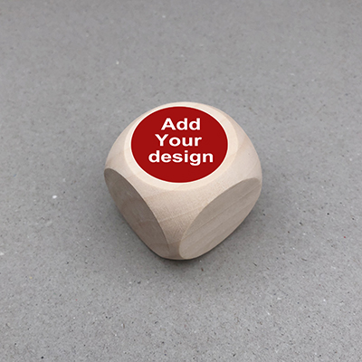 custom wooden dice wholesale