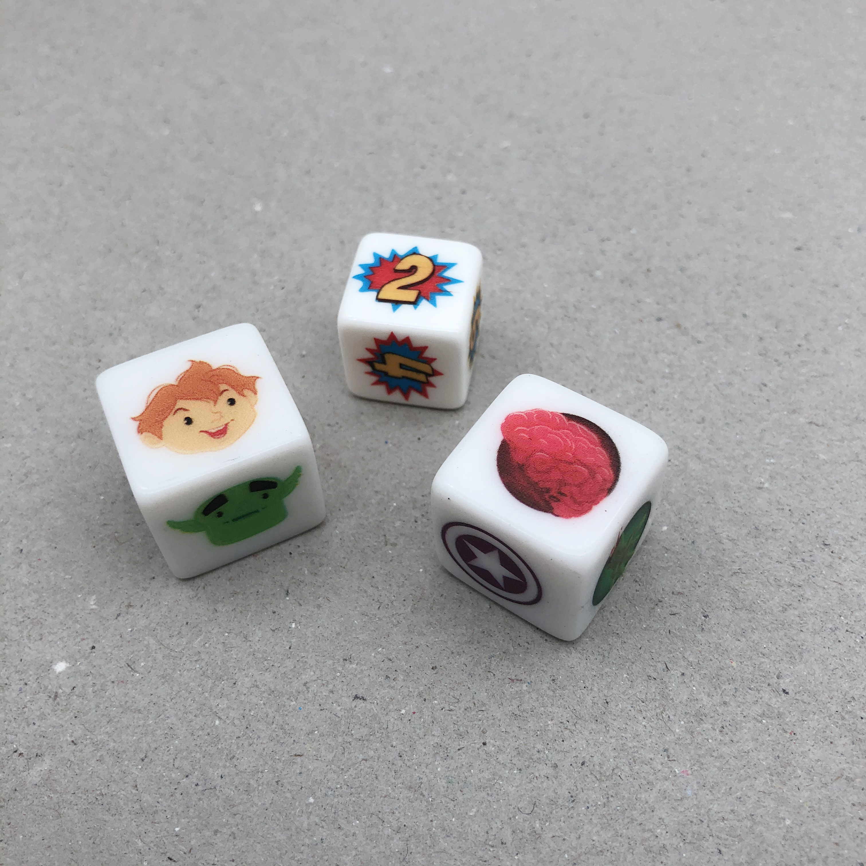 plastic dice