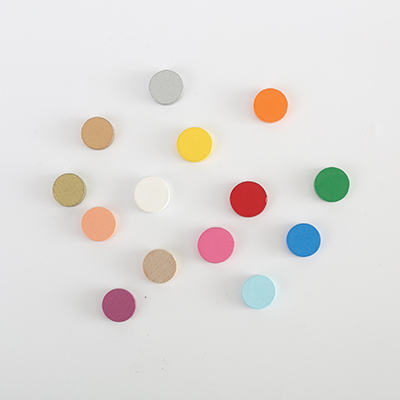 wooden discs for board games